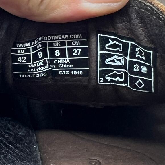 Keen Sandals Mens 9 Bidwell 1461 Fisherman Brown Leather Hike